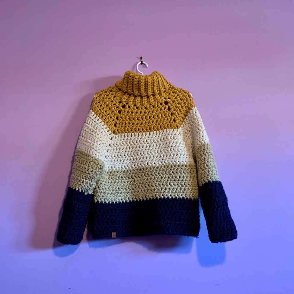 Chunky Knit Turtleneck Sweater
